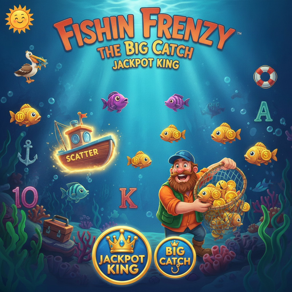 Fishin' Frenzy The Big Catch Jackpot King